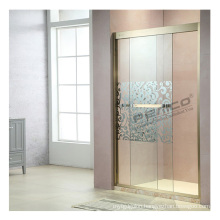 New design tempered glass shower partition cheap sliding shower cabin door